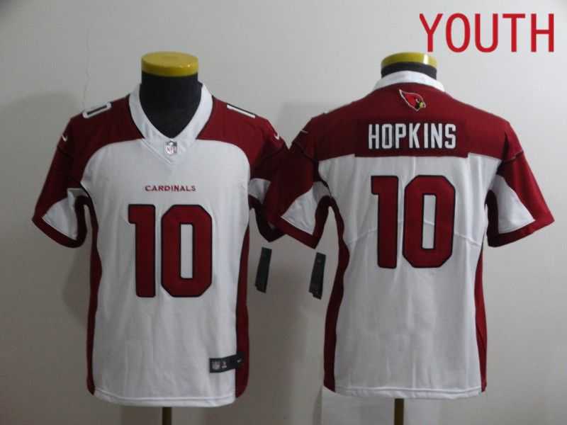 Youth Arizona Cardinals 10 Hopkins White Nike Limited Vapor Untouchable NFL Jerseys